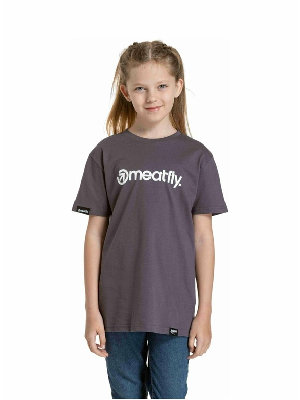 Meatfly Meatfly detské tričko Bart Mystic Grey | Sivá | Veľkosť 134 | 100% bavlna