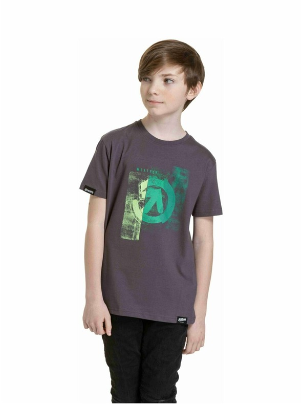 Meatfly Meatfly detské tričko Artee Mystická sivá