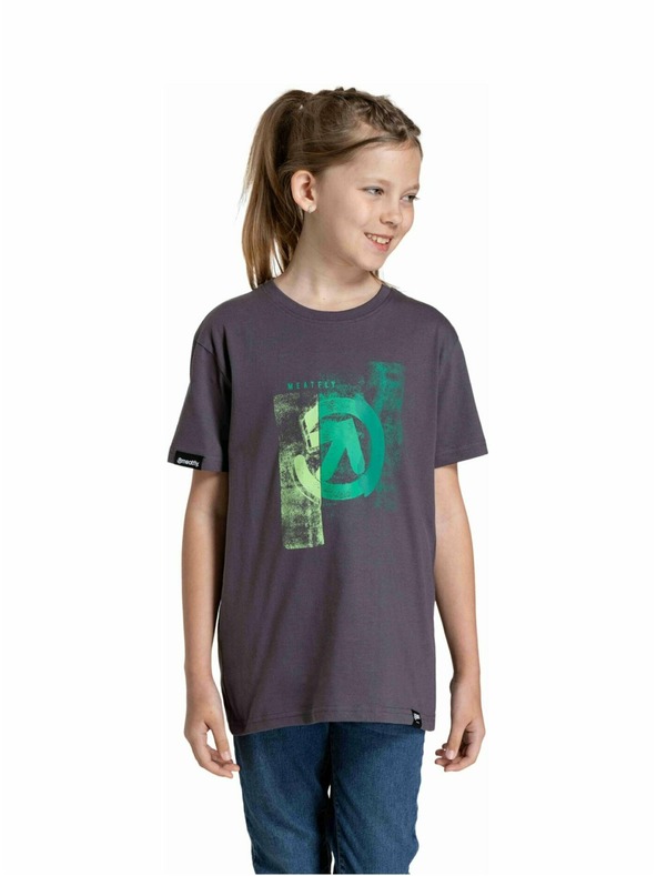 Meatfly Meatfly detské tričko Artee Mystická sivá