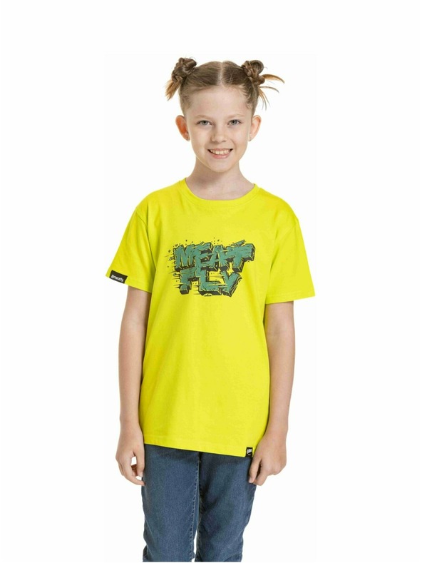 Meatfly Meatfly detské tričko Rock Bezpečnostná žltá | Žltá