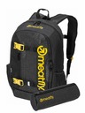 Meatfly Meatfly batoh Basejumper Black / Charcoal Heather 22 L + PERAČNÍK ZADARMO | Čierna | Objem 22 L