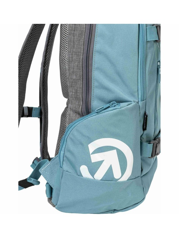 Meatfly Meatfly batoh Basejumper Grey Heather / Aqua 22 L + PERAČNÍK | Sivá | Objem 22 L