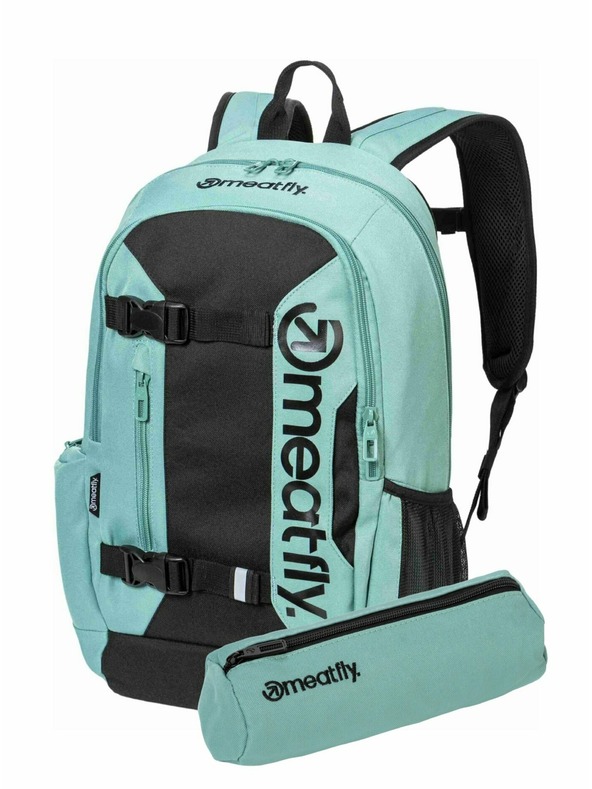 Meatfly Meatfly batoh Basejumper Sea Green 22 L + PERAČNÍK | Objem 22 L