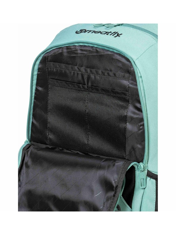 Meatfly Meatfly batoh Basejumper Sea Green 22 L + PERAČNÍK | Objem 22 L