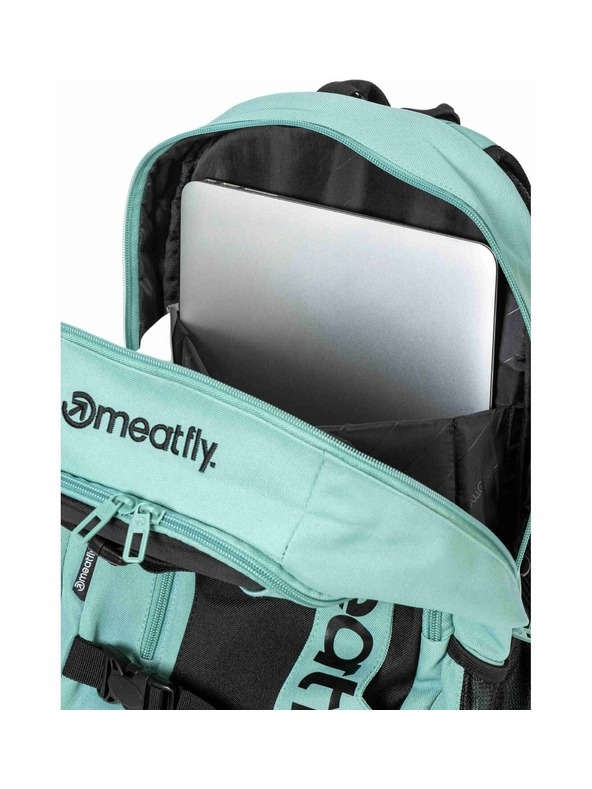 Meatfly Meatfly batoh Basejumper Sea Green 22 L + PERAČNÍK | Objem 22 L