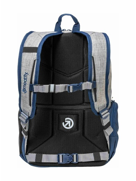 Meatfly Meatfly batoh Basejumper Blue / Grey Heather 22 L + PERAČNÍK | Sivá | Objem 22 L