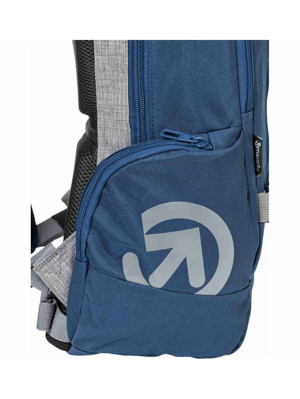Meatfly Meatfly batoh Basejumper Blue / Grey Heather 22 L + PERAČNÍK | Sivá | Objem 22 L