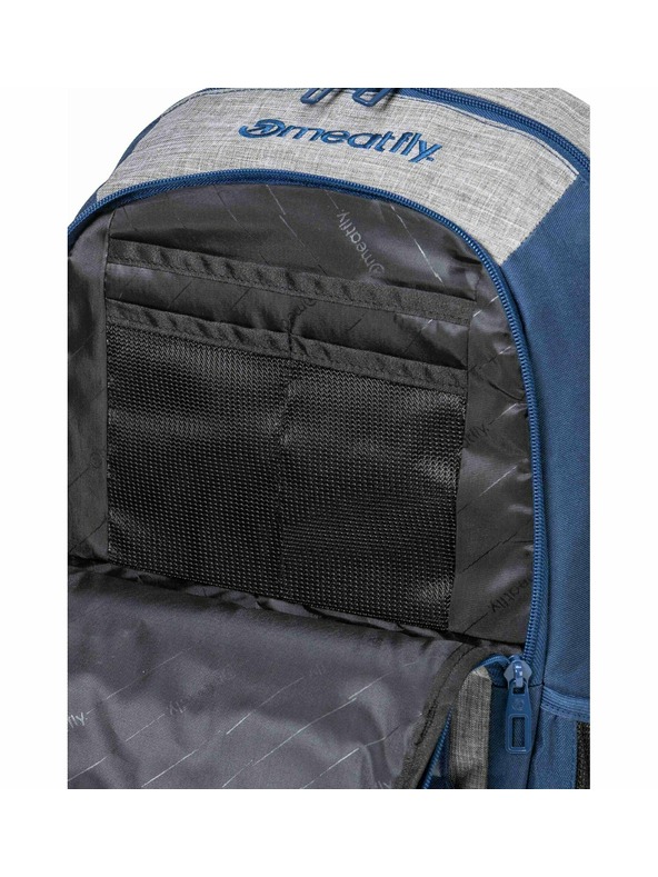 Meatfly Meatfly batoh Basejumper Blue / Grey Heather 22 L + PERAČNÍK | Sivá | Objem 22 L
