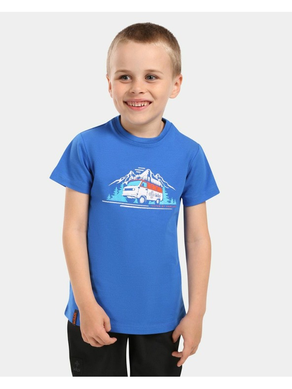 Kilpi Chlapčenské bavlnené tričko Kilpi SALO-JB Modrá