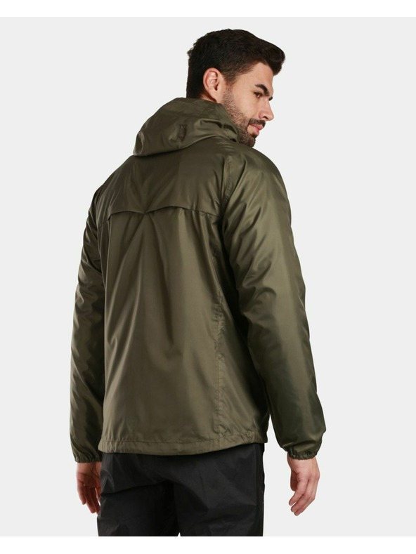 Kilpi Outdoorová nepremokavá bunda Kilpi JALUU-U Tmavo zelená