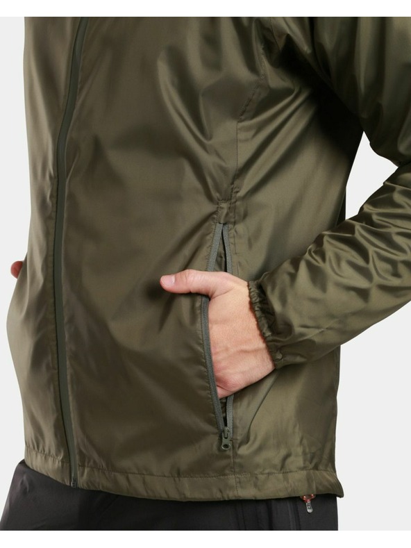 Kilpi Outdoorová nepremokavá bunda Kilpi JALUU-U Tmavo zelená