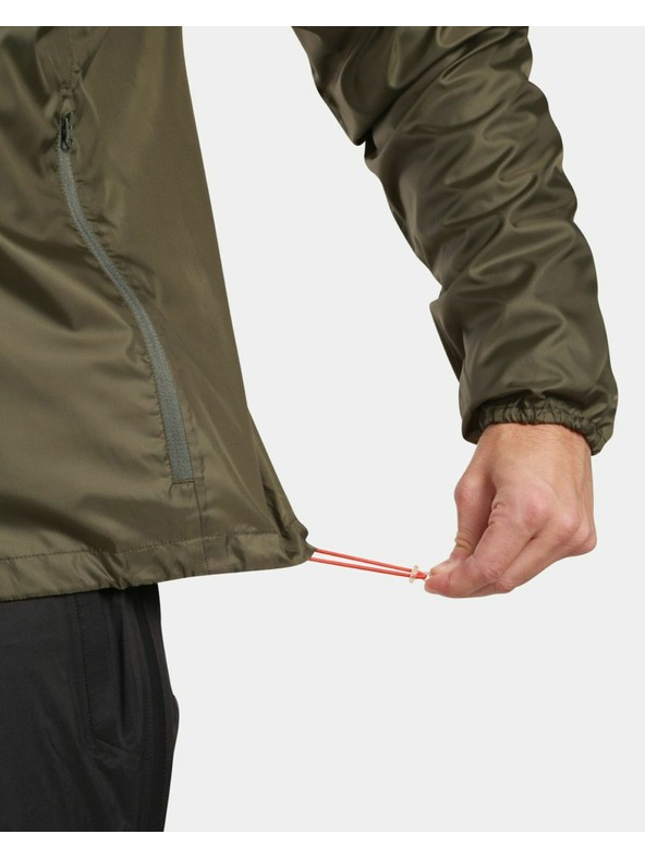 Kilpi Outdoorová nepremokavá bunda Kilpi JALUU-U Tmavo zelená