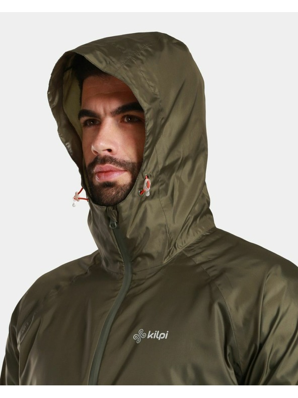 Kilpi Outdoorová nepremokavá bunda Kilpi JALUU-U Tmavo zelená