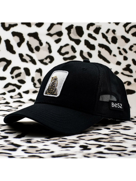Be52 Be52 Leopard šiltovka premium čierna