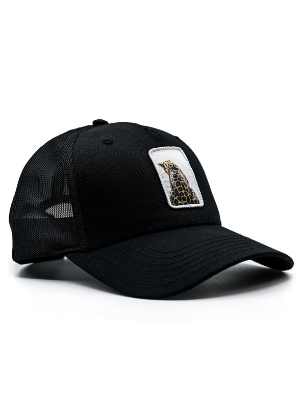 Be52 Be52 Leopard šiltovka premium čierna