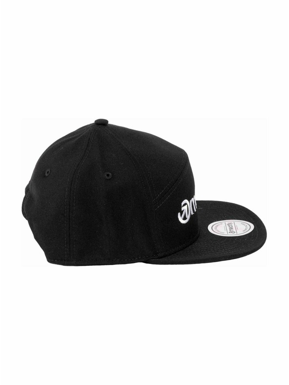 Meatfly Meatfly šiltovka Creeper 6 Panel Snapback Čierna / Biele Logo | Čierna | Veľkosť