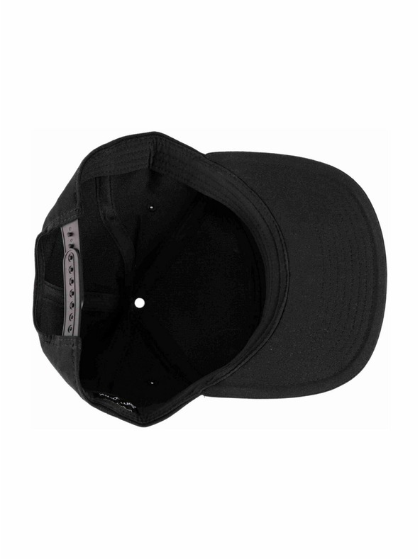 Meatfly Meatfly šiltovka Creeper 6 Panel Snapback Čierna / Biele Logo | Čierna | Veľkosť