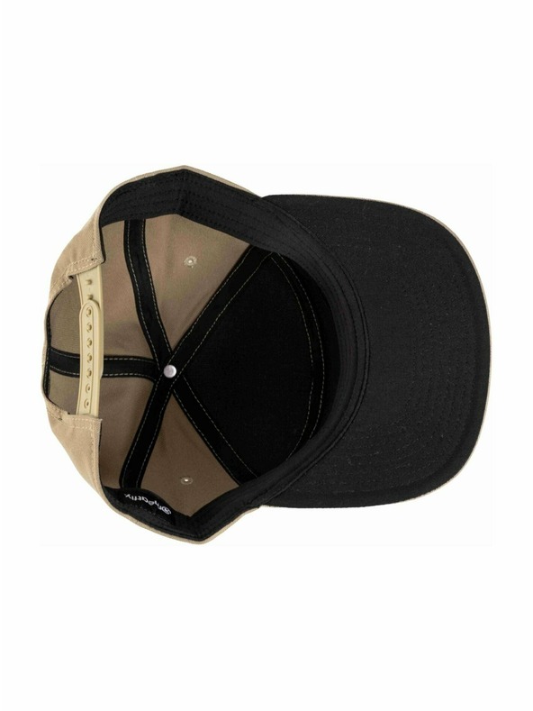 Meatfly Meatfly šiltovka Creeper 6 Panel Snapback Olivová / Čierne Logo | Čierna | Veľkosť