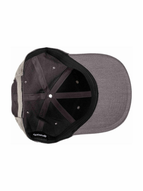 Meatfly Meatfly šiltovka Ethan Flexfit Sivý Vrchol | Sivá |