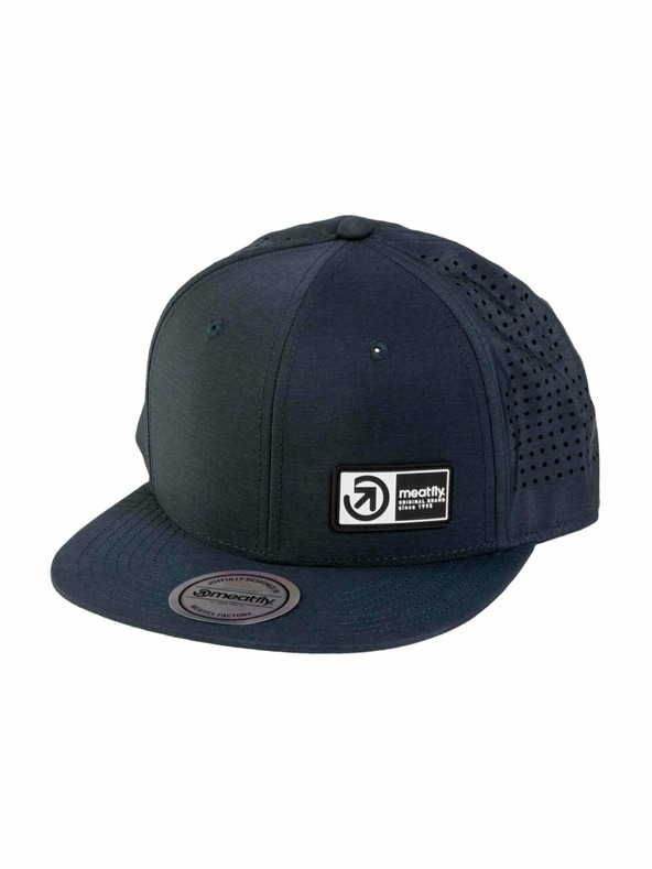Meatfly Meatfly šiltovka Nylan Perfor Snapback Petrolejová Značka | Modrá |