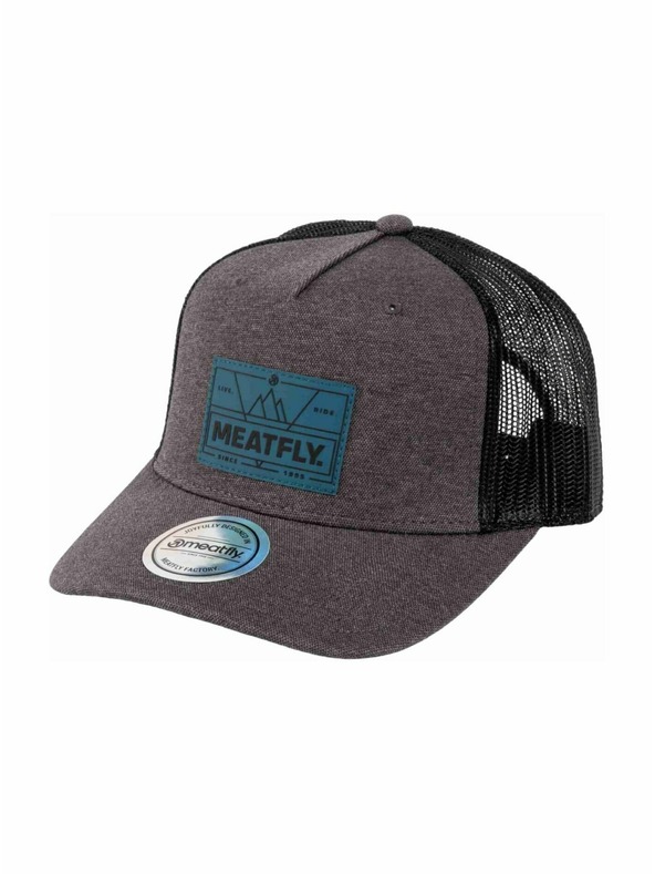 Meatfly Meatfly šiltovka Corey Trucker Sivá Live | Sivá |