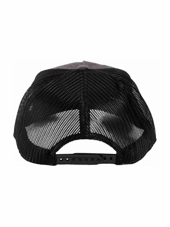 Meatfly Meatfly šiltovka Horton Trucker Sivá / Biele Logo | Čierna | Veľkosť