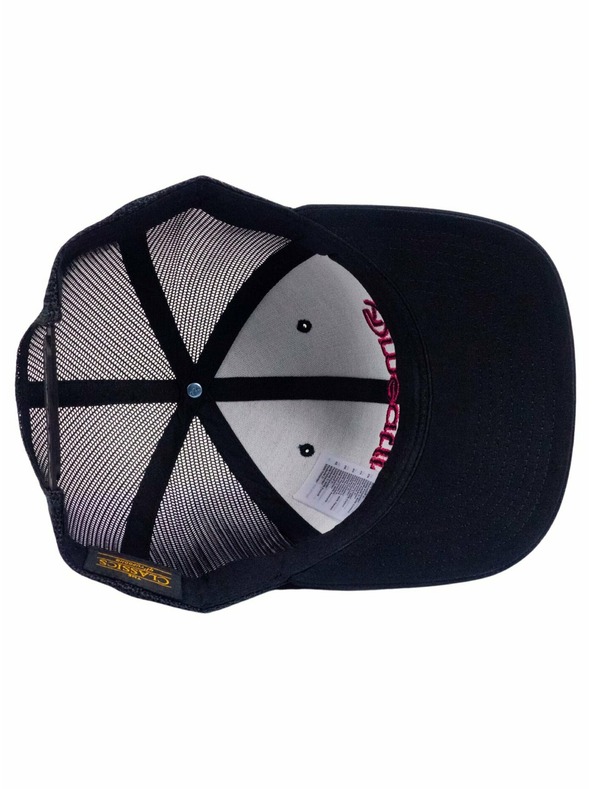 Meatfly Meatfly šiltovka MF Logo Trucker Ružová/Čierna
