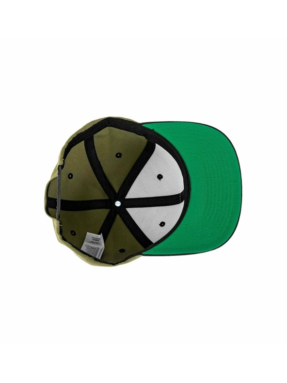 Meatfly Meatfly šiltovka Flanker Snapback Červený Vrch/Olivový/Čierny