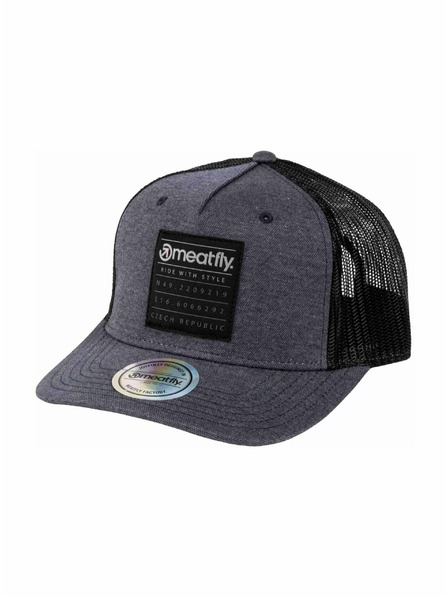 Meatfly Meatfly šiltovka Corey Trucker Navy Blue Square | Sivá |