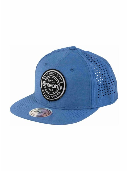Meatfly Meatfly šiltovka Nylan Perfor Snapback Blue Label | Čierna |