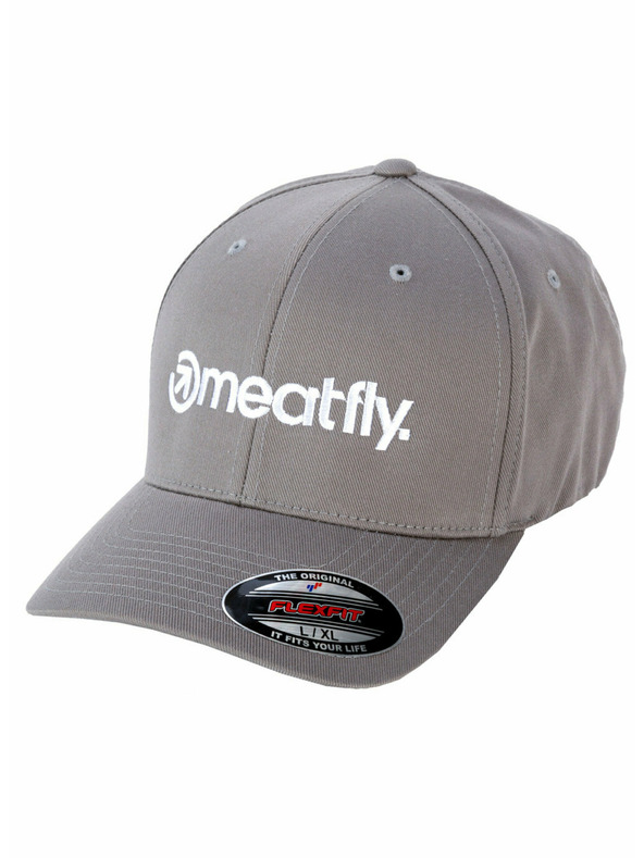 Meatfly Meatfly Brand Flexfit Sivá