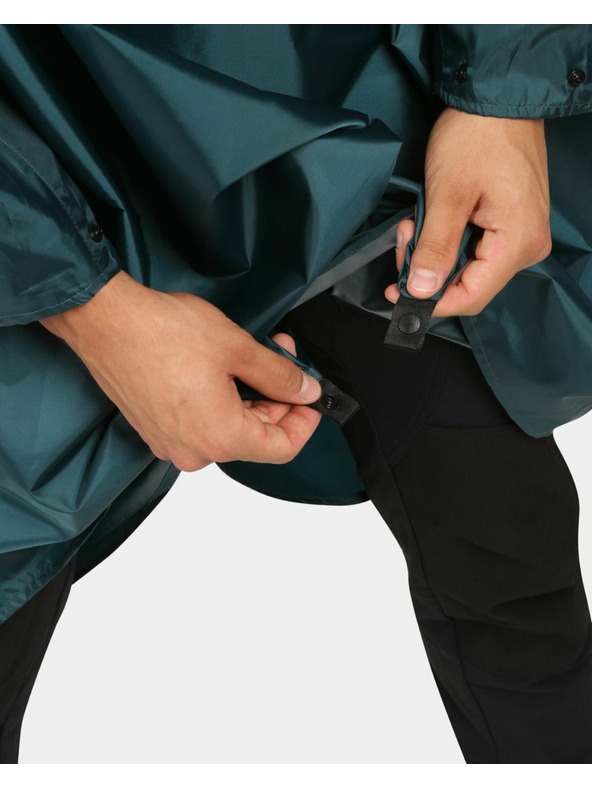 Kilpi Unisex pláštenka Kilpi RAIT-U Tmavozelená