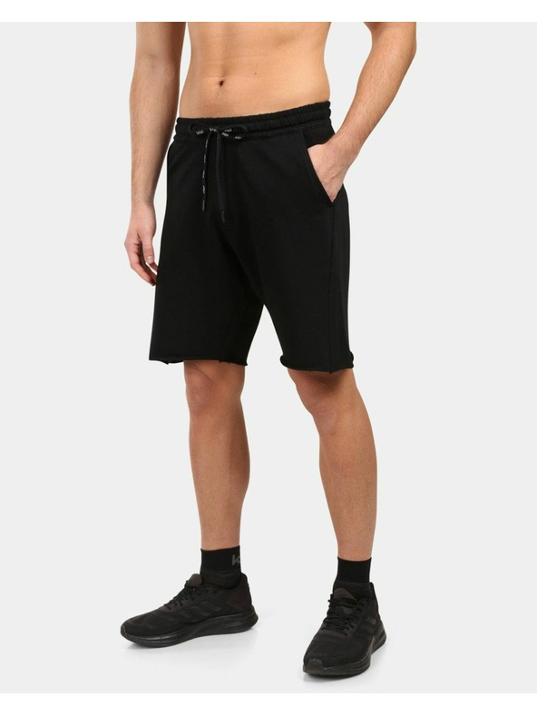 Kilpi Pánske bavlnené šortky Kilpi TUSCON-M Black