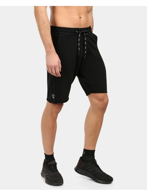 Kilpi Pánske bavlnené šortky Kilpi TUSCON-M Black