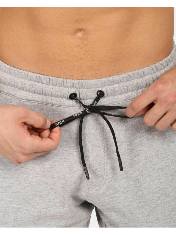 Kilpi Pánske bavlnené krátke nohavice Kilpi TUSCON-M Svetlosivá