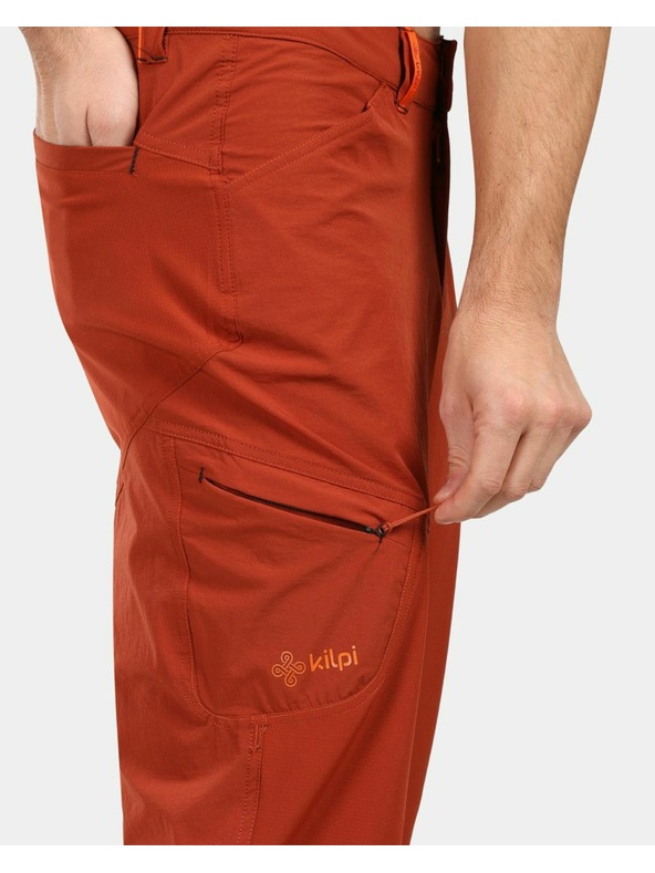Kilpi Pánske 3/4 outdoorové nohavice Kilpi OLPRA-M Hnedá