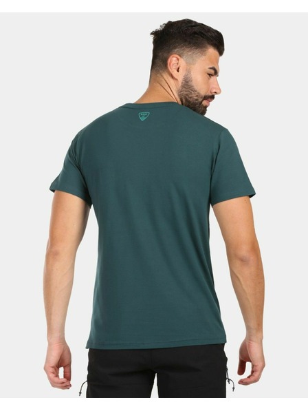 Kilpi Pánske bavlnené tričko Kilpi DISCOVER-M Dark Green