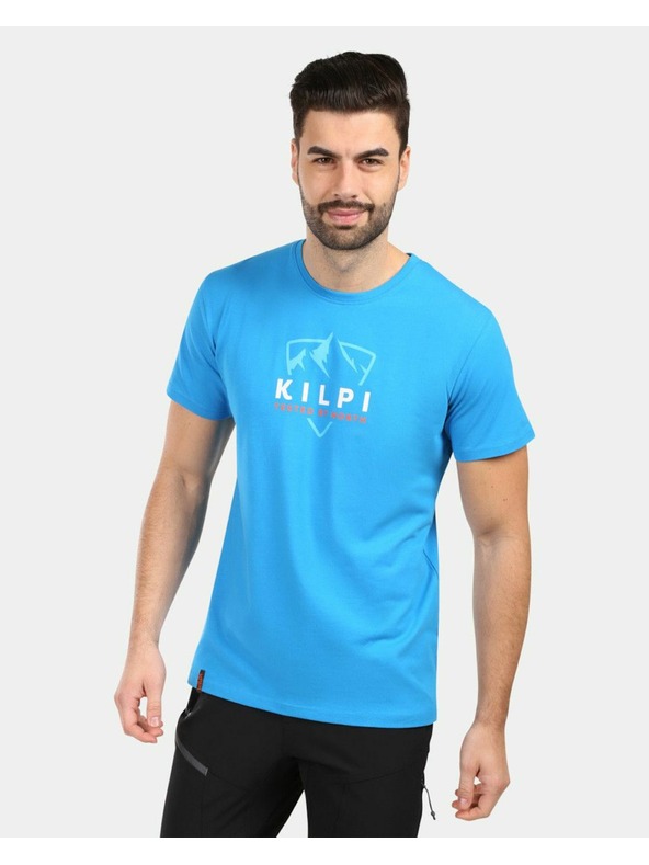 Kilpi Pánske bavlnené tričko Kilpi DISCOVER-M Modrá