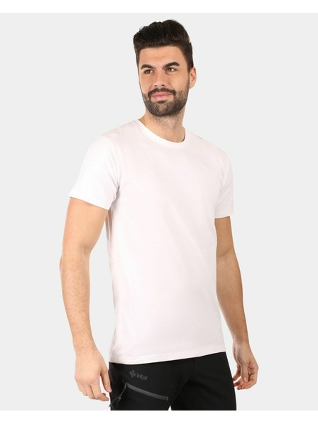 Kilpi Pánske bavlnené tričko Kilpi PROMO-M White