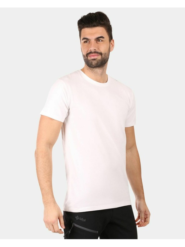 Kilpi Pánske bavlnené tričko Kilpi PROMO-M White