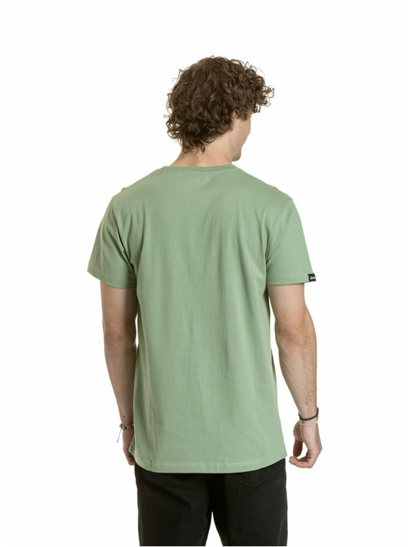 Meatfly Meatfly pánske tričko Striped Logo Basil