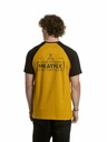 Meatfly Meatfly pánske tričko Ozzy Raglan Mustard / Black
