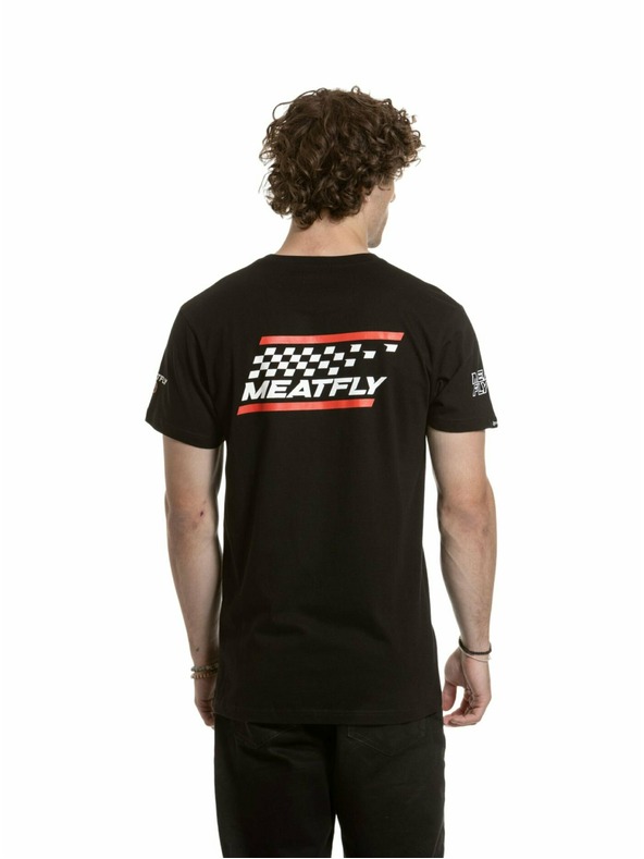 Meatfly Meatfly pánske tričko Furious Black