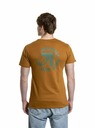 Meatfly Meatfly pánske tričko Arrow Gold Brown | Hnedá