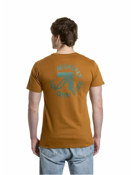 Meatfly Meatfly pánske tričko Arrow Gold Brown | Hnedá