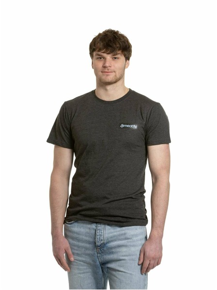 Meatfly Meatfly pánske tričko Cosmic Charcoal Heather