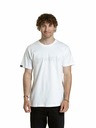 Meatfly Meatfly pánske tričko Striped Logo White | Biela