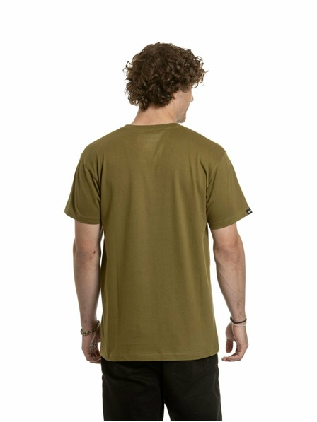 Meatfly Meatfly pánske tričko Revital Khaki Green