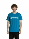 Meatfly Meatfly pánske tričko MF Logo Funky Blue