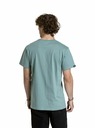 Meatfly Meatfly pánske tričko Striped Logo Dusty Mint